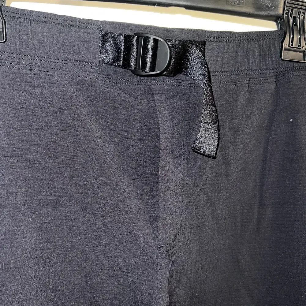Athleta Hiking Pants Zip Off Legs Nylon Women Black Size 16 Utility Work Cargo - Picture 5 of 10